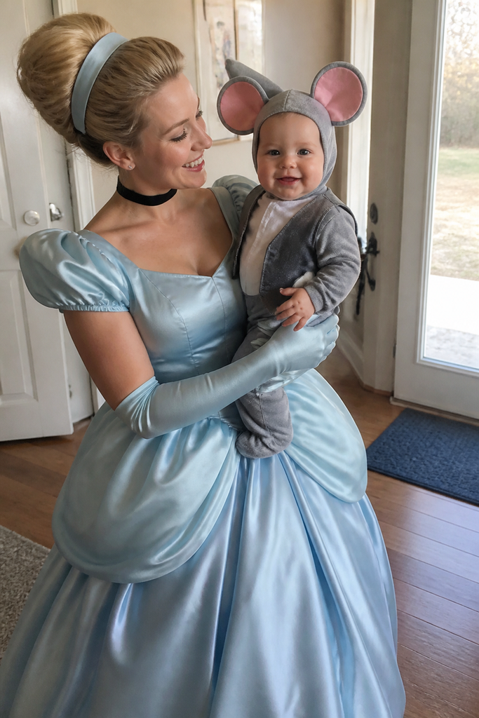 Mama Cinderella and Baby Mouse