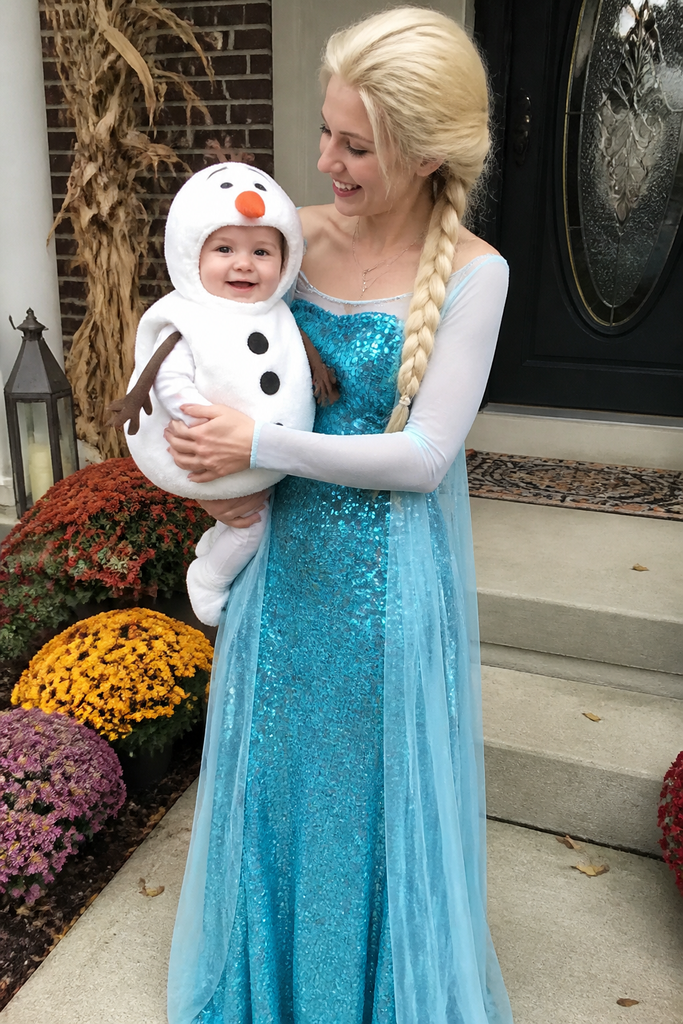 Mama Elsa and Baby Olaf