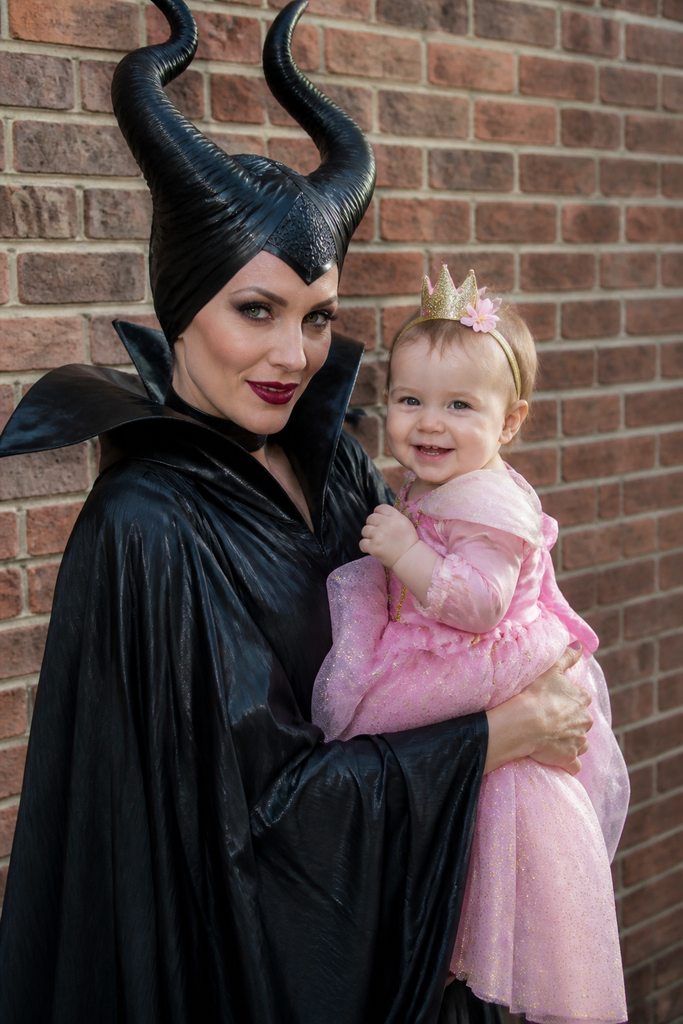 Mama Maleficent and Baby Aurora