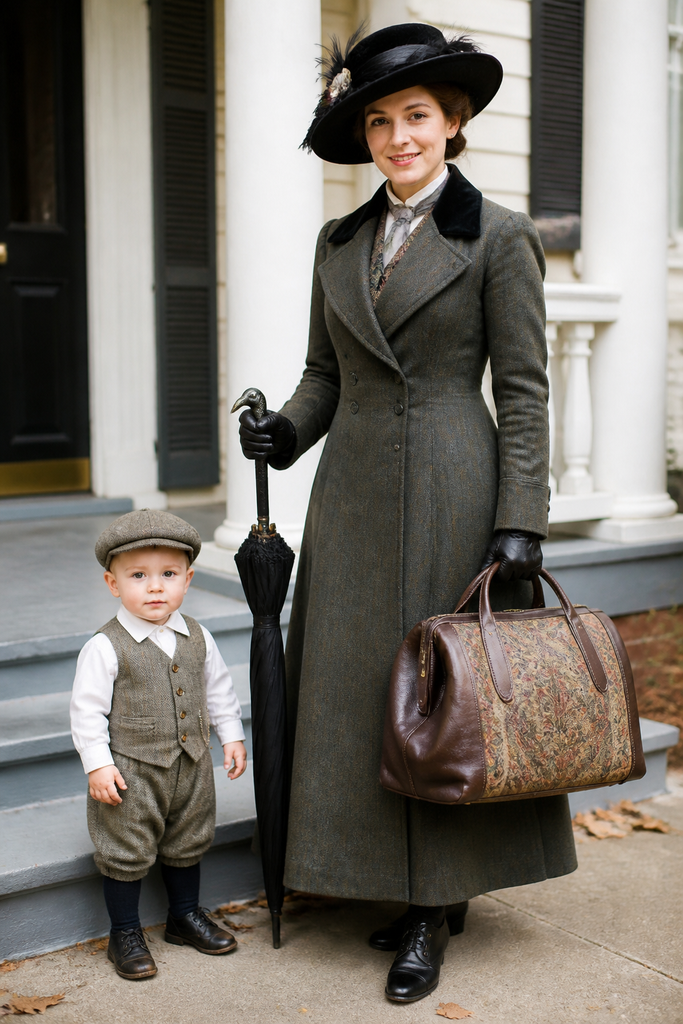 Mama Mary Poppins and Baby Michael Banks