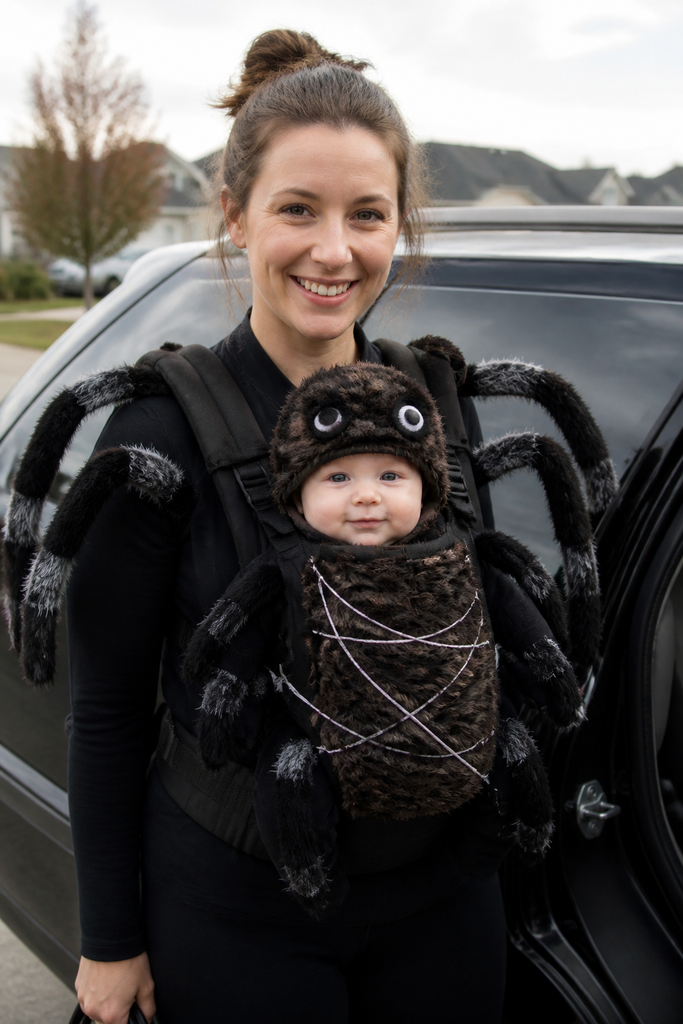 Mama Spider and Baby Spider