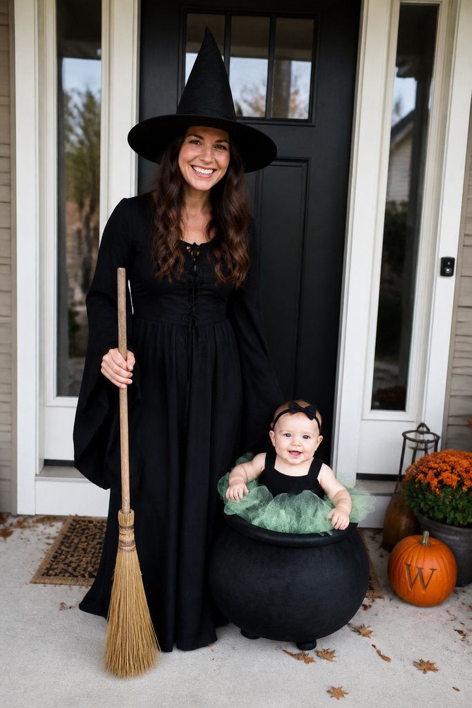 Mama Witch and Baby Cauldron