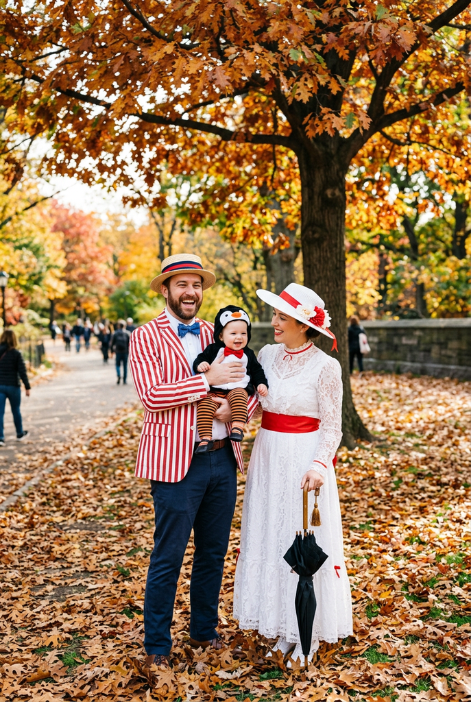 Mary Poppins Family Costume