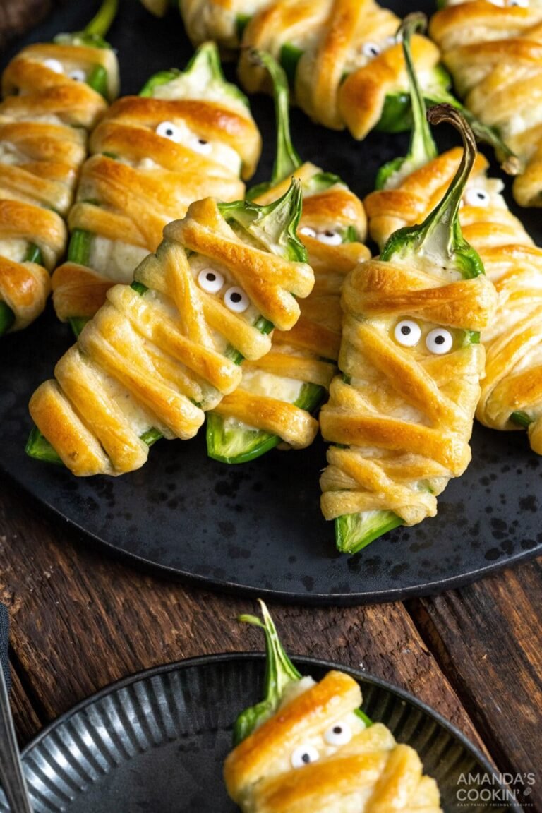Mummy Jalapeño Poppers