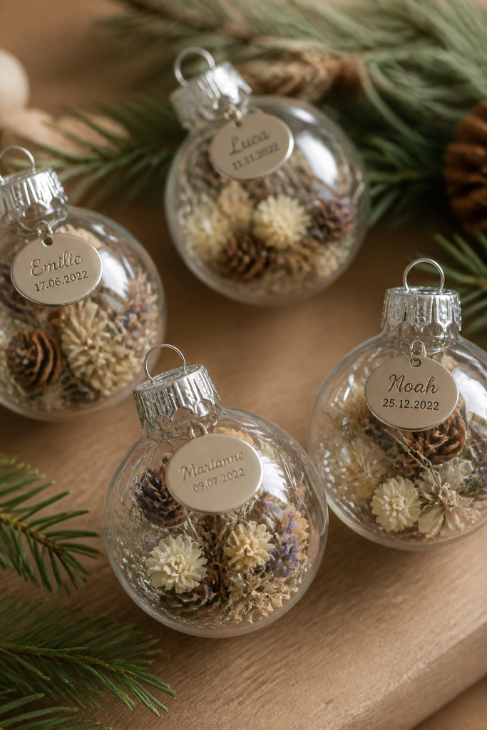 Personalized Ornament Favors