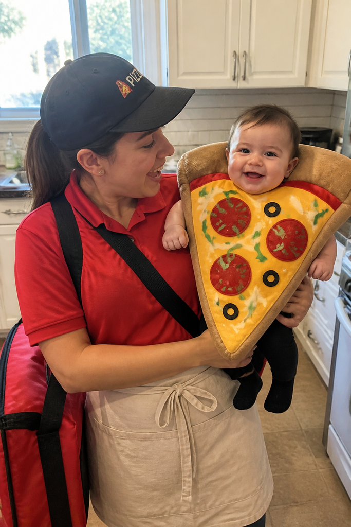 Pizza Delivery Mama and Baby Pizza