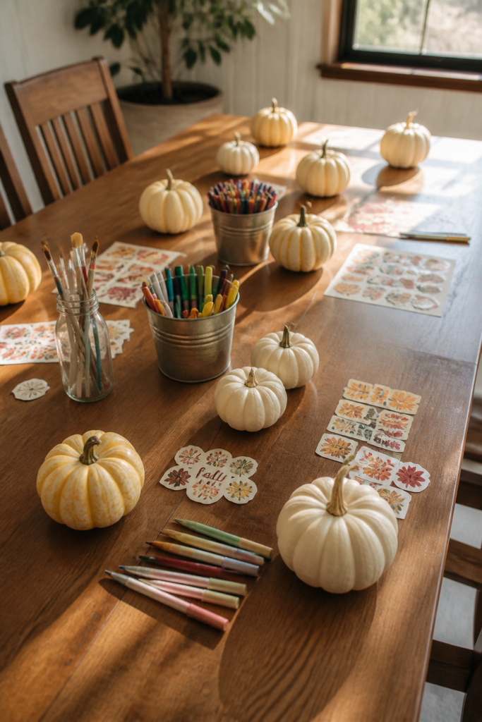Pumpkin Decorating Station