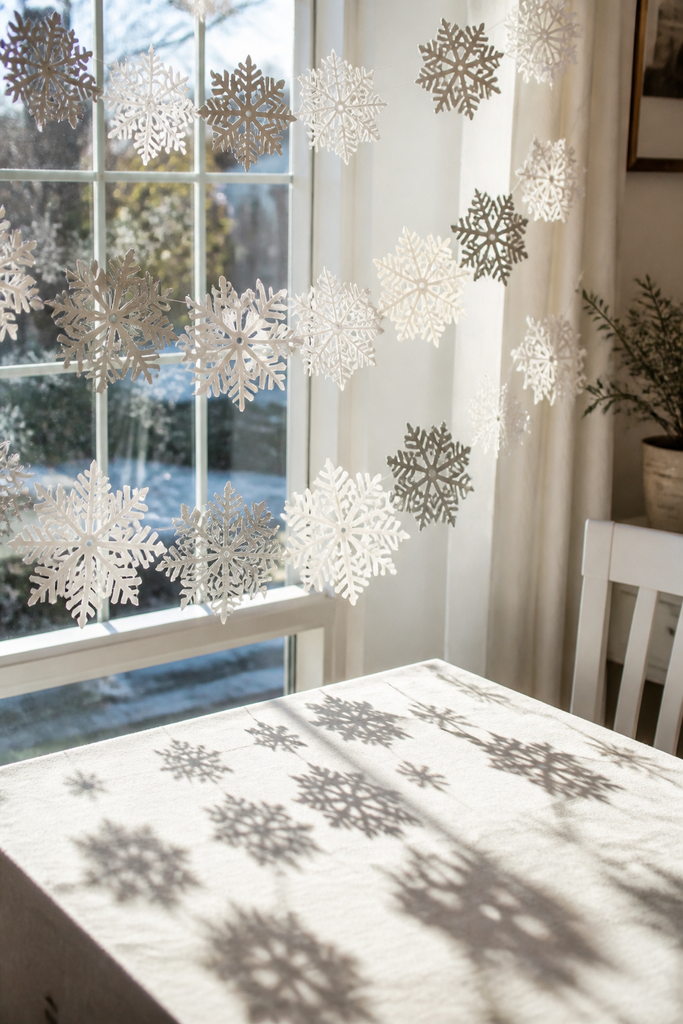 Snowflake Paper Garlands