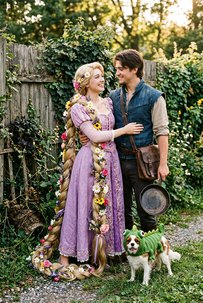 Tangled — Rapunzel Family Costume