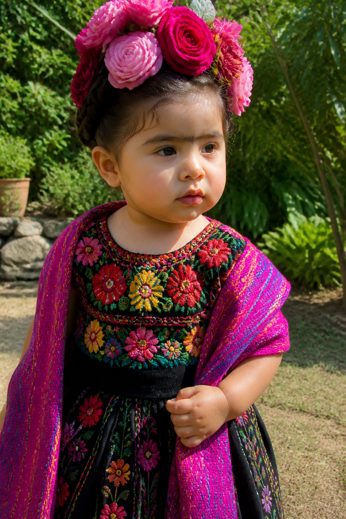 Toddler Girl Frida Kahlo Costume