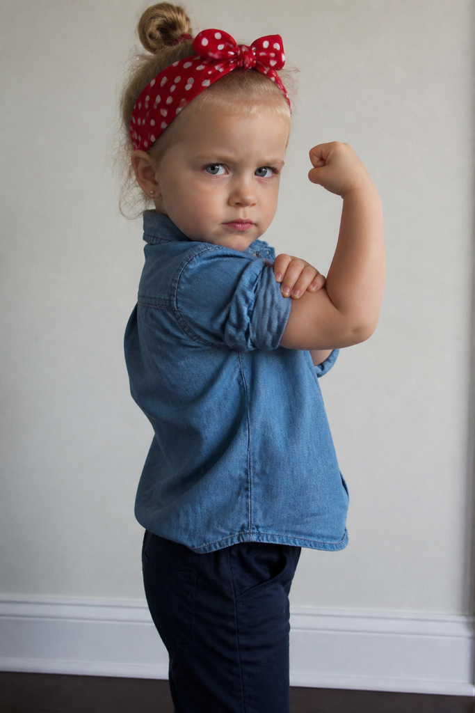 Toddler Girl Rosie the Riveter Costume