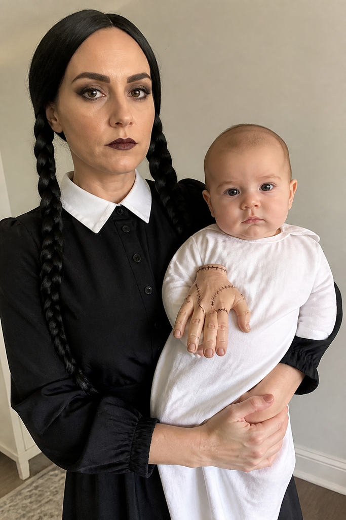 Wednesday Addams and Baby Thing