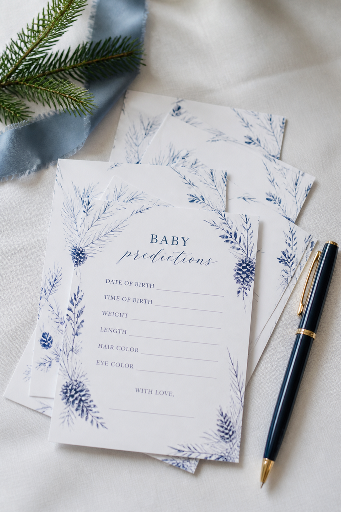 Winter Baby Predictions Card Game