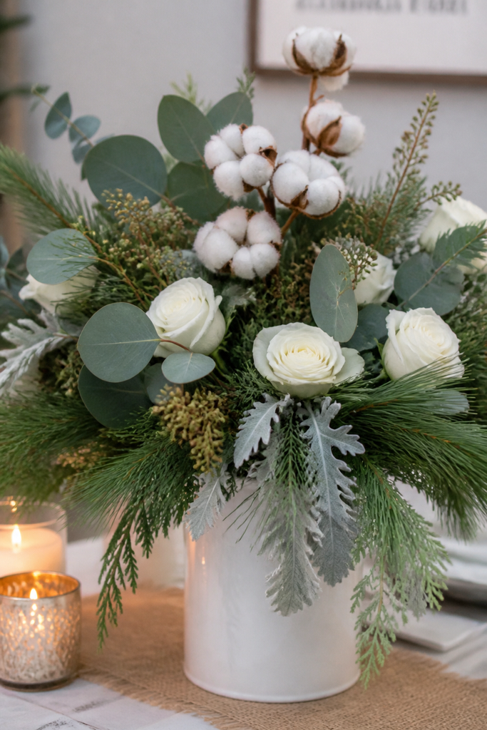 Winter Botanical Centerpieces