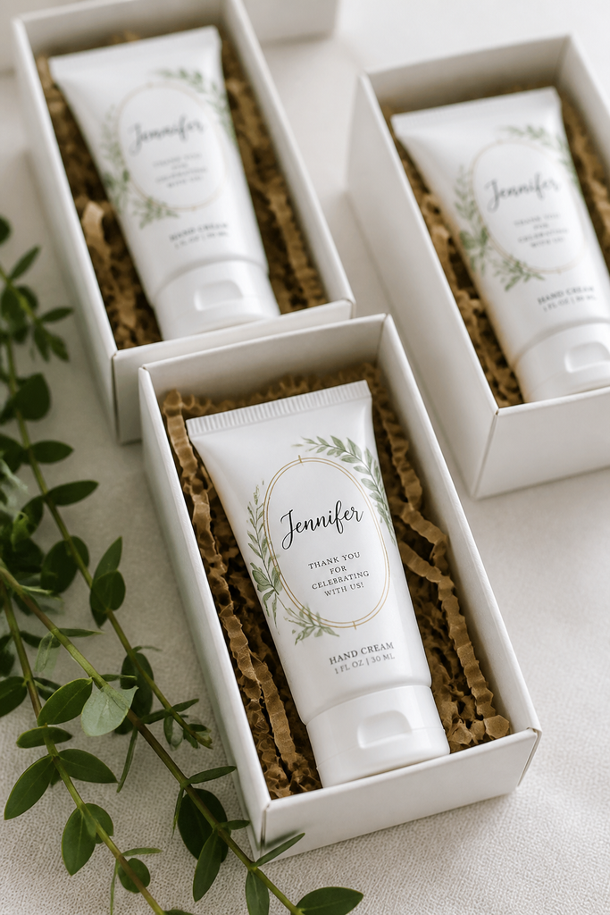 Winter Hand Cream Favors